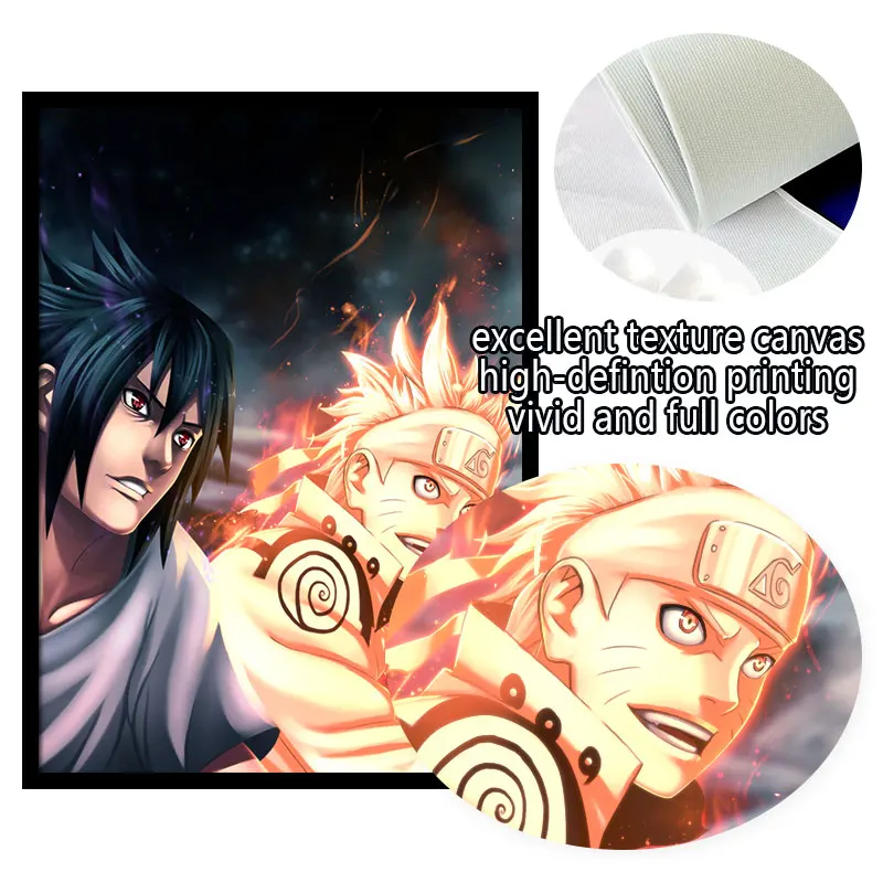Naruto anime desenho animado criativo periférico naruto sasuke